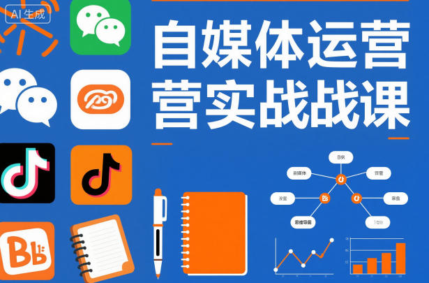 自媒体运营实战课，掌握一套系统的自媒体运营底层方法论，成为优秀的内容创作者-邪修侠学院