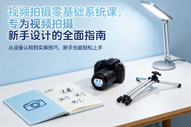 视频拍摄零基础系统课,专为视频拍摄新手设计的全面指南-邪修侠学院