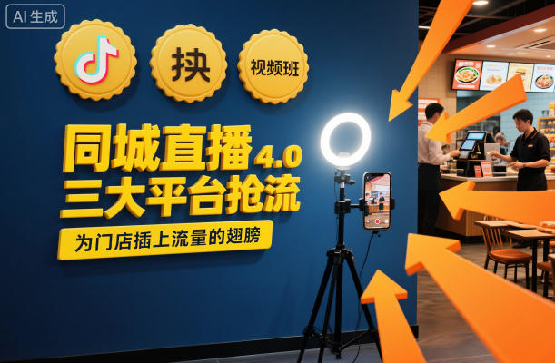 同城直播实操班4.0,三大平台抢流,为门店插上流量的翅膀-邪修侠学院