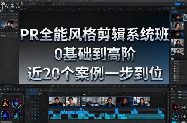 PR全能风格剪辑系统班,0基础到高阶,近20个案例一步到位-邪修侠学院