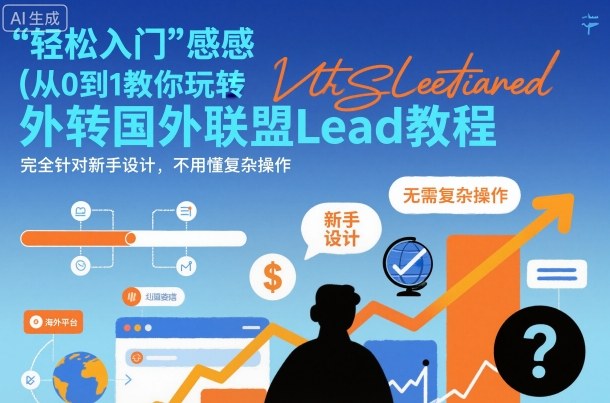 国外联盟賺美刀项目，从0到1教你玩转国外联盟Lead教程，纯新手可操作性100%-邪修侠学院