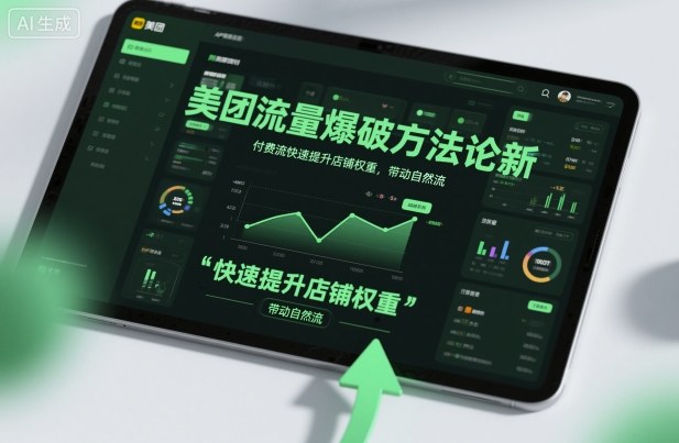 美团流量爆破方法论，付费流快速提升店铺权重，带动自然流-邪修侠学院