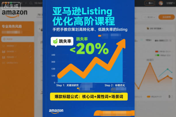 亚马逊Listing优化高阶课程，手把手教你策划高转化率、低跳失率的listing-邪修侠学院
