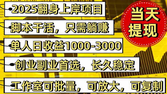 2025翻身上岸项目脚本干活，内部客户经理内部开号，单人日收益1000-300…-邪修侠学院