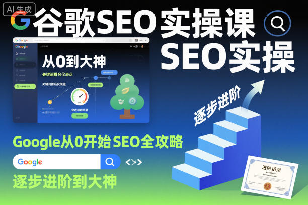 谷歌SEO实操课，Google从0开始SEO全攻略，逐步进阶到大神-邪修侠学院