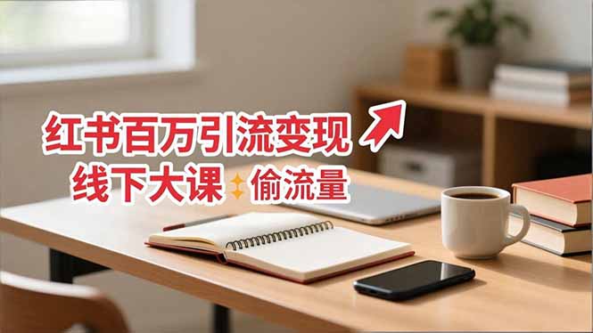 小红书百万引流变现-11月线下大课:分享从0到百万引流路径,手把手教偷流量、拿结果-邪修侠学院