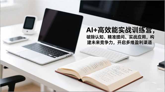 AI+高效能实战训练营，破除认知、精准提问、实战应用，构建未来竞争力，开启多维盈利渠道-邪修侠学院