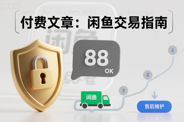 付费文章：闲鱼交易指南，怎么才能降低被坑被马扁的概率-邪修侠学院
