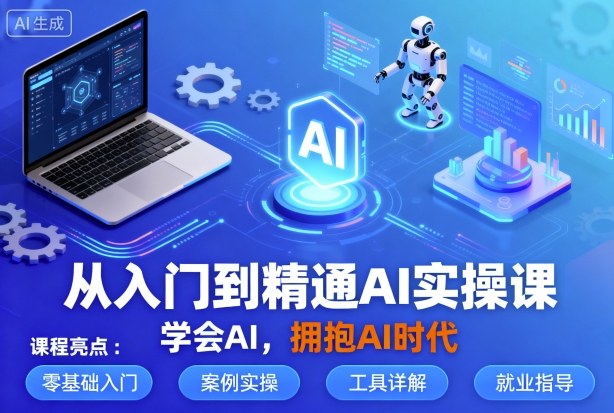 从入门到精通AI实操课，学会AI，拥抱AI时代-邪修侠学院