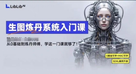 LibLibAI哩布哩布生图炼丹系统入门课,从生图到炼丹,只学这一门就够了-邪修侠学院